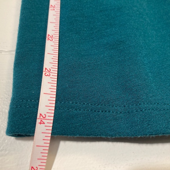 Everly ModCloth Teal Sleeveless Mock Turtleneck Dress Women’s Medium - Picture 7 of 10